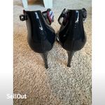 Giorgio Armani  Women's Multicolor Leather T-Strap Heels Size 40 Photo 5