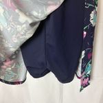 Swimsuits For All One Piece Swim Dress Navy Purple Floral Plus Sz 22 Multicolor Blue Photo 2