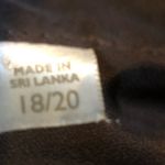 Avenue  Size 18/20 Brown Button Down Collared V-neck Super Cute Top Great… Photo 5