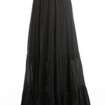Hard Tail Two Tiered Maxi Skirt Black Size M Photo 13