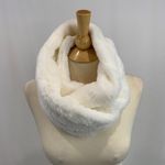 Capelli New York Ivory Faux Fur Infinity Scarf & Knit Glove‎ Set Photo 2
