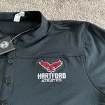 Under Armour  Loose Fitted Hartford Athletics Heat Gear Black Polo SIZE L Photo 2