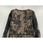 Mac Duggal  79351 Embellished Long Sleeve Plunge Neck Trumpet Gown Size 10 Photo 6