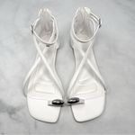 BCBGeneration NEW Kline Embellished Toe Ring Strappy Square Toe Flat Sandals 9 Photo 0