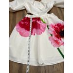 EXPRESS NWOT‎  Floral Puff Sleeve Cutout Mini Dress Sz XS Photo 5