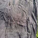 Anthropologie TINY Large Stone Harbor Eyelet Shirt Dress Womens Gray Photo 2