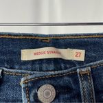 Levi's Levi’s Wedgie Straight Fit Jeans in Charleston Outlasted - Dark Wash Size 27 Photo 6