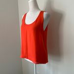 ALC Frank A.L.C. coral orange silk sleeveless top Photo 3