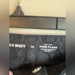 Old Navy  Black Pixie High Rise Flare Pants Size 14 Photo 2