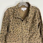 Frame  Cheetah Cargo Print Service Jacket Size XS Photo 3