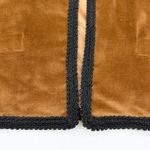 Vintage 70s Womens Brown Velvet Blazer Jacket Dark Academia Classic Old Money Size M Photo 9