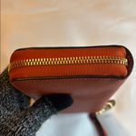 Michael Kors Jet Set Travel Leather Continental Wristlet Burnt Orange Women’s OS Photo 8