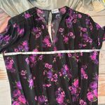 Magda Butrym Dark Floral Printed Silk Pesaro Mini Dress Size US 6 UK 10 FR 38 Photo 9