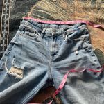 Old Navy  O.G. Loose High Rise Distressed Blue Jeans Women’s 2 Raw Denim Casual Photo 12