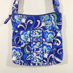 Vera Bradley Blue Mediterranean Paisley Crossbody Bag 9.5 x 10 Photo 6