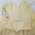 superdown  Diana Mini Dress in Light Yellow LArge Photo 10
