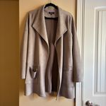Papillon Women's Grey/Lavender Trench Coat Gray Size M Photo 1