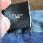 Saks 5th Avenue Saks Faith Avenue Black And Blue Floral Print Midi Fit And Flare Skirt SZ 8 Photo 6