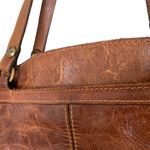 Patricia Nash Poppy Leather Satchel Bag, Heritage Tan Brown Shoulder Purse Tote Photo 3