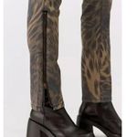 Urban Outfitters #9 NWT  BDG Ankle Zip High Rise Skinny Jean in Brown Motif Photo 2