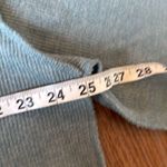 Urban Outfitters Jax turquoise inside out cropped notch neck sweater small Photo 8