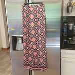 Trina Turk 💕💕 Bay Pant ~ Brookhaven Blocks Satin Georgette Medium NWOT Photo 9