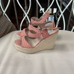 Steve Madden Jenny Printed Espadrille Wedge Sandal in Orange Size 7.5 Photo 2