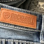 Rock & Roll Jeans Womens 30x30 Mid Rise Riding Western Rodeo Cowgirl Bootcut Blue Size 30 Photo 5