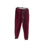 FIGS Women's Maroon Jogger Scrub Pants LP with Gray Drawstring Photo 9