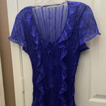 Ny Collection FINAL MARKDOWN  sheer blouse large Photo 0