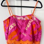 Farm Rio Printed Scallop-Hem Swing Cami Top, Size L Photo 7
