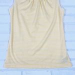 Columbia  PFG Fishing Gear Omni Wick Sleeveless Top Striped Yellow White Medium Photo 1