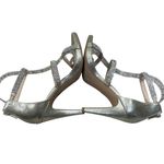 Kelly & Katie Courtnee Gold Rhinestone Sandal Strappy Size 7 High Heel Photo 5