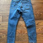 Levi's  High Rise Raw Hem Button Fly Wedgie Ankle Skinny Jeans Sz 30 C17 Photo 7