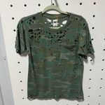 NSF Anderson Crew Tee in Sulphur Stone Camo Size XS Green Photo 2