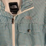 The North Face  Blue and White Jacket Lightweight Design Ladies Medium Photo 1