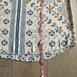 Peck & Peck Women’s Cream Sleeveless Paisley Blouse Size Large Photo 5