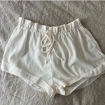 SheIn White Swim cover up shorts Photo 0