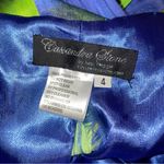 Cassandra Stone Mac Duggal Maxi Prom Dress Women Size 4 Rhinestone Y2K Cutout Green Photo 11