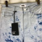 Paige Hoxton Slim Crop Raw Hem Jeans Size 27 Tie Dye blue & white NEW Photo 8