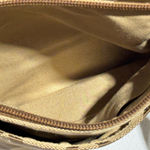 Coach Signature C Crossbody Bag Khaki Brown W/Gold Metallic Accent Y2K Photo 13