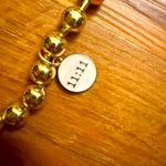 Gold Evil Eye Necklace with gold chain Photo 7