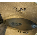 Shyanne  Boots Brown Leather Studded Country Western Cowboy Ankle Booties 8.5 Photo 6