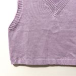 SheIn  Knit Sweater Vest Light Purple S Photo 4