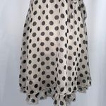 Lucy Paris New Lucy & Co Polka Dot Print Dress Ruffle Trim Removable Strap Mini Photo 3