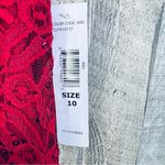 Tiana B SZ 10 Lace Overlay Lined Dress with Sequins & Sleeveless Keyhole… Photo 8