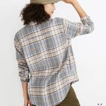 Madewell Flannel Sunday Shirt in Belmont Plaid Size XS Photo 1