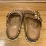 Birkenstock Arizona Big Buckle Slide Sandals in Antique Cognac Leather - Size 36 Photo 3