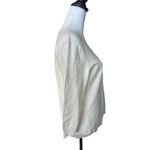 Lands' End 3/4 Sleeve Sweater White Large Photo 1