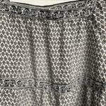 Old Navy  Black and White Tiered Peasant  Blouse Photo 3